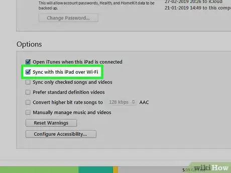 Image titled Connect an iPad to iTunes Step 14