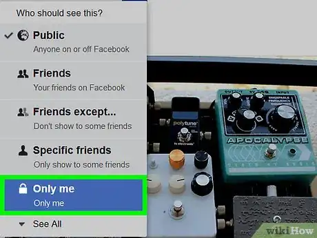 Image titled Make Photos Private on Facebook Step 8