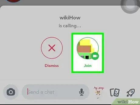 Image titled Video Chat on Snapchat Step 14