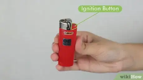 Image titled Flick a Bic Lighter Step 5