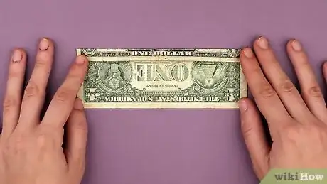 Image titled Fold a Dollar Into a Heart Step 1