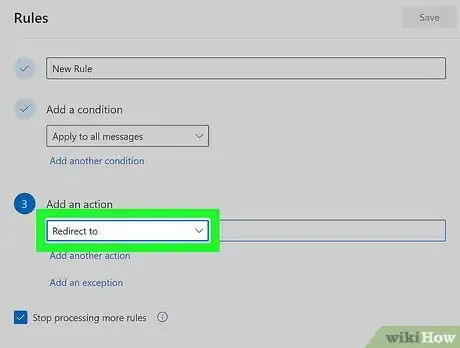 Image titled Automatically Redirect Incoming Messages to Another E Mail Account Step 12