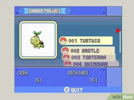 Image titled Get Tyranitar in Pokémon Diamond, Pearl or Platinum Step 1