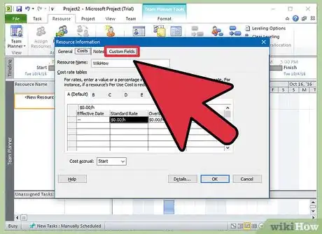 Image titled Add a Resource in MS Project Step 7