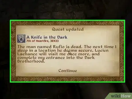 Image titled Join the Dark Brotherhood in Oblivion Step 7