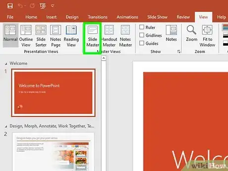 Image titled Edit a PowerPoint Master Slide Step 4