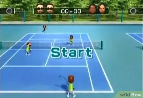 Image titled Turn the Tennis Courts Blue in Wii Sports Step 7