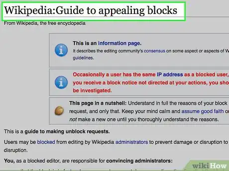Image titled Get Unblocked from Wikipedia Step 3