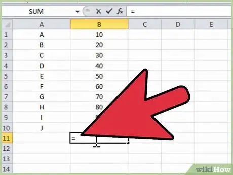 Image titled Type Formulas in Microsoft Excel Step 1