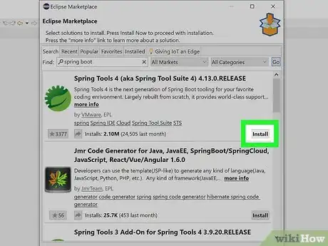 Image titled Install Spring Boot in Eclipse Step 6