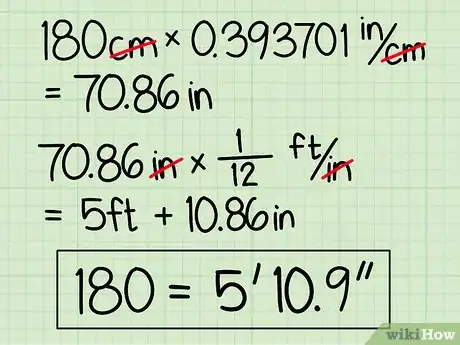 Image titled Convert Human Height in Centimeters to Feet Step 5