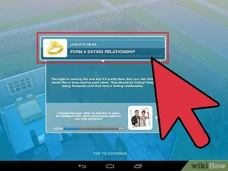 Image titled Get Married in the Sims Freeplay Step 10