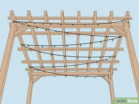 Image titled Hang Pergola Lights Step 6