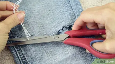 Image titled Sew Patches on Jeans by Hand Step 1