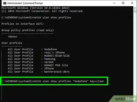 Image titled Find the WiFi Password of a Past Connection Using Command Prompt (CMD) Step 4