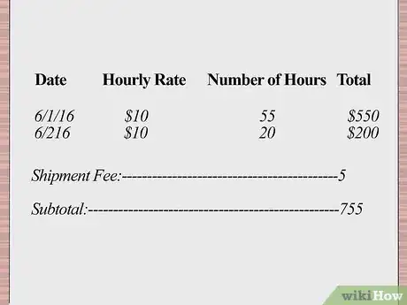 Image titled Write an Invoice for Payment for Services Rendered Step 9