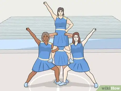 Image titled Be a Good Flyer in Cheerleading Step 1