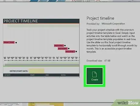 Image titled Create a Timeline in Excel Step 10