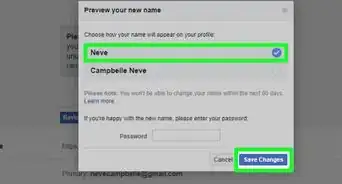 Make a Single Name Account on Facebook