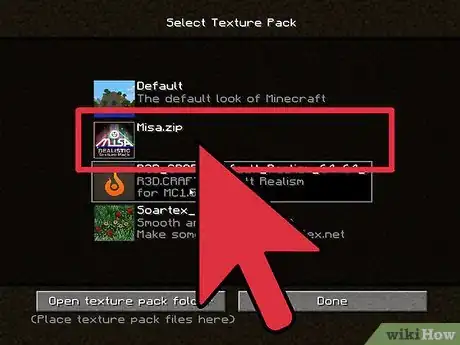 Image titled Download a Texture Pack in Minecraft Step 10