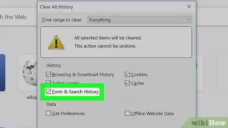 Image titled Clear the Search Box of Sites You Have Viewed Online Step 48