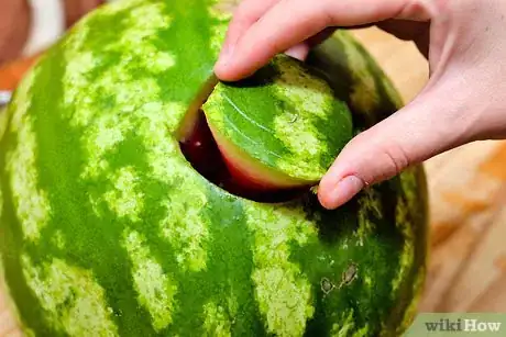 Image titled Plug, Spike, or Cork a Watermelon Step 9