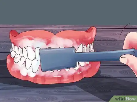 Image titled Keep False Teeth White Step 1