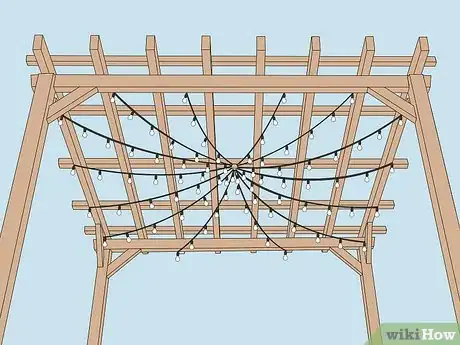 Image titled Hang Pergola Lights Step 7