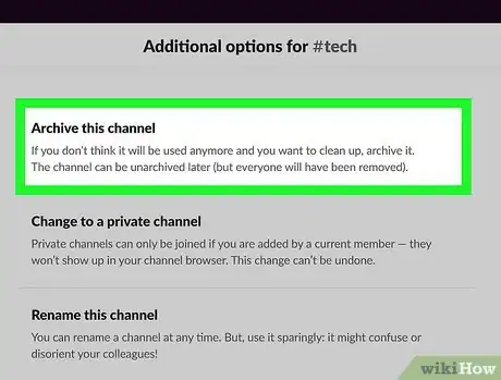 Image titled Delete a Channel on Slack Step 12