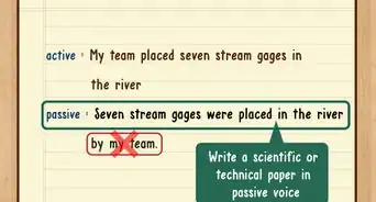 Change a Sentence from Active Voice to Passive Voice