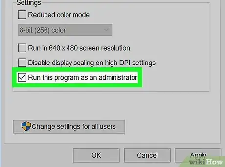 Image titled Always Run a Program As an Administrator on Windows Step 8