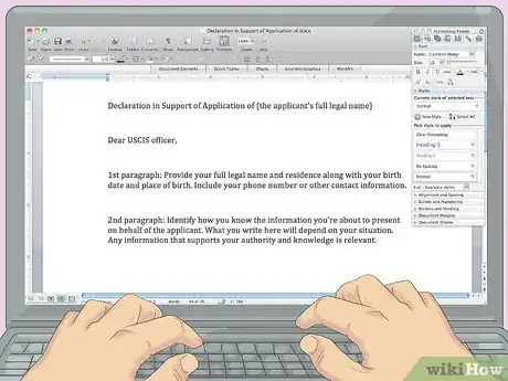 Image titled Write an Affidavit Letter for Immigration Step 20