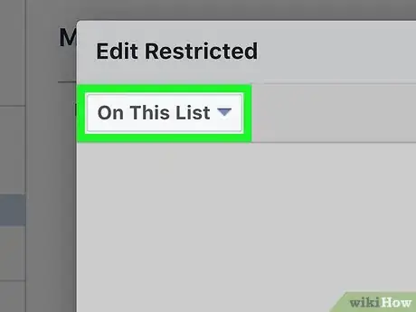 Image titled Edit Your Restricted Friends List on Facebook on iPhone or iPad Step 9