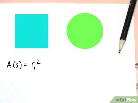 Image titled Determine a Square and Circle of Equal Area Step 1