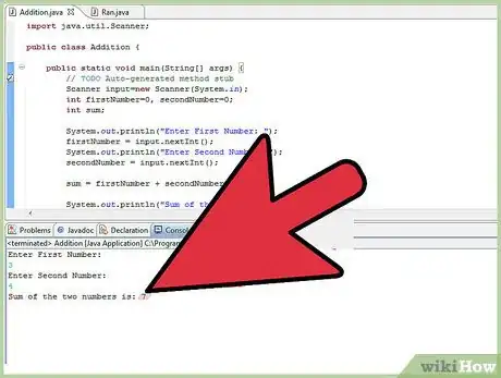 Image titled Find the Sum of Two Numbers in Java Step 3