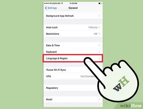Image titled Change the Language on a Cell Phone Step 3