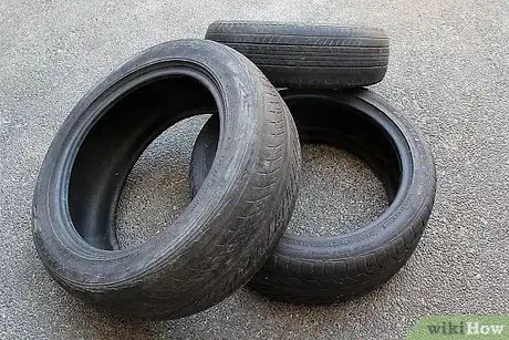 Image titled Make a Living Room Table from an Old Tire Step 1