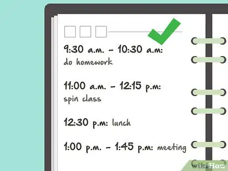 Image titled Make a Schedule Step 8