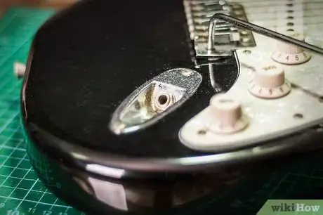 Image titled Tighten a Loose Input Jack on a Stratocaster Guitar Step 1