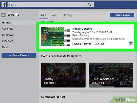 Image titled RSVP on Facebook Step 3