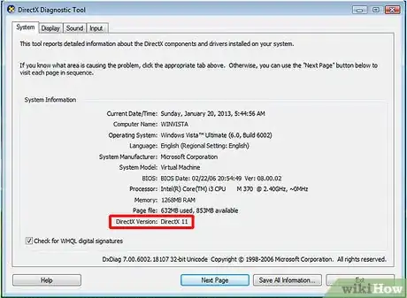 Image titled Check Direct X
