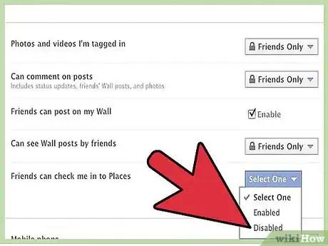 Image titled Disable Facebook Places Step 7