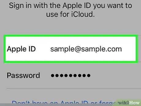 Image titled Sign in to Your Apple ID Account on an iPhone Step 5