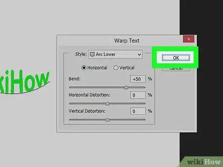Image titled Bend Text in Photoshop Step 18