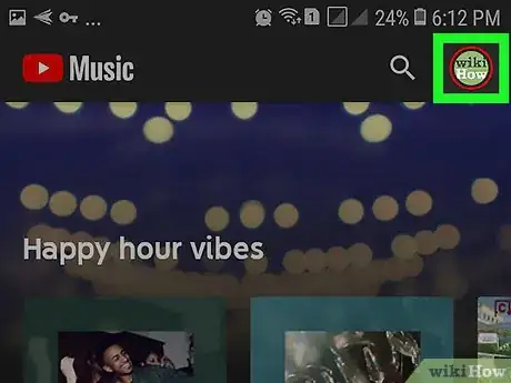 Image titled See Your YouTube Music History on Android Step 2