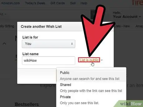 Image titled Create an Amazon Wishlist Step 6