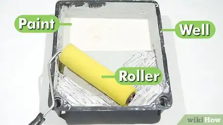 Image titled Load a Paint Roller Step 1