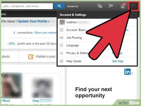 Image titled Hide Connections on Linkedin Step 2