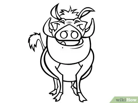 Image titled Draw Pumbaa from the Lion King Step 20