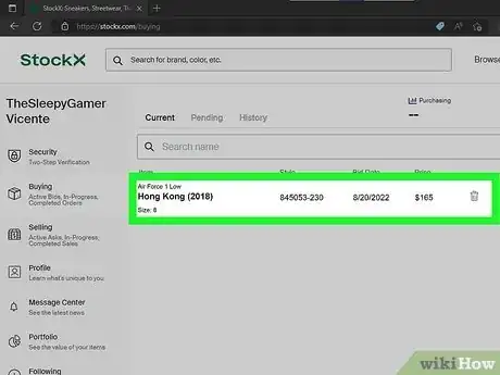 Image titled Cancel Stockx Order Step 7